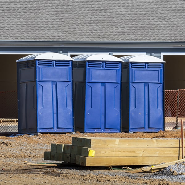 is there a specific order in which to place multiple porta potties in Dahlen